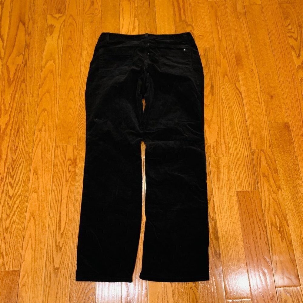 Rafaella Size 12 Black Corduroy Pants Bootcut Women’s Stretch - Picture 15 of 16